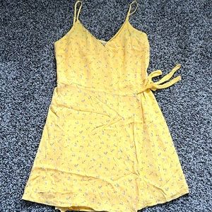 Hollister floral yellow sundress